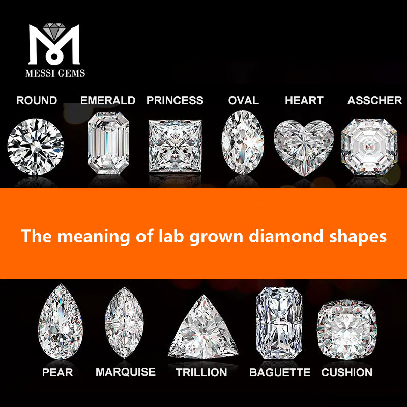 O significado das formas de diamante cultivadas em laboratório 