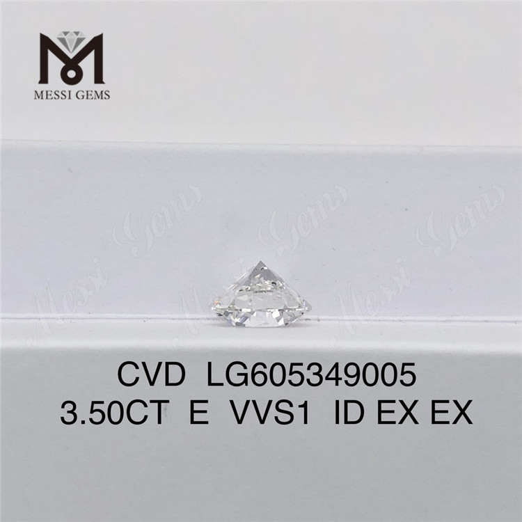 3.50CT E VVS1 Diamantes Certificados Igi 3ct CVD Brilho Atacado LG605349005丨Messigems