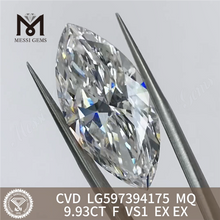9.93CT F VS1 EX EX eleve seu inventário com diamantes cultivados em laboratório MQ CVD LG597394175丨Messigems