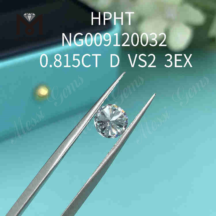 Diamantes redondos D/VS2 de 0,815 quilates preço 3EX