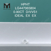 0,90 quilates D Redondo BRILLIANT IDEL Corte vvs1 diamante criado em laboratório