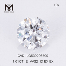 1,01 ct E VVS2 Diamante de laboratório avulso VS RD Diamante artesanal barato CVD