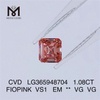 1.08CT FIOPINK VS1 EM diamante de laboratório atacado CVD LG365948704
