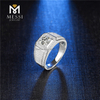 Novo anel de joias de prata 925 de qualidade Moissanite masculino