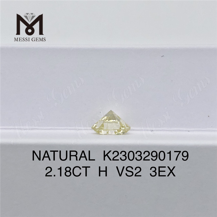 2.18CT H VS2 3EX Compre diamantes naturais reais K2303290179 Online Liberte elegância 丨Messigems