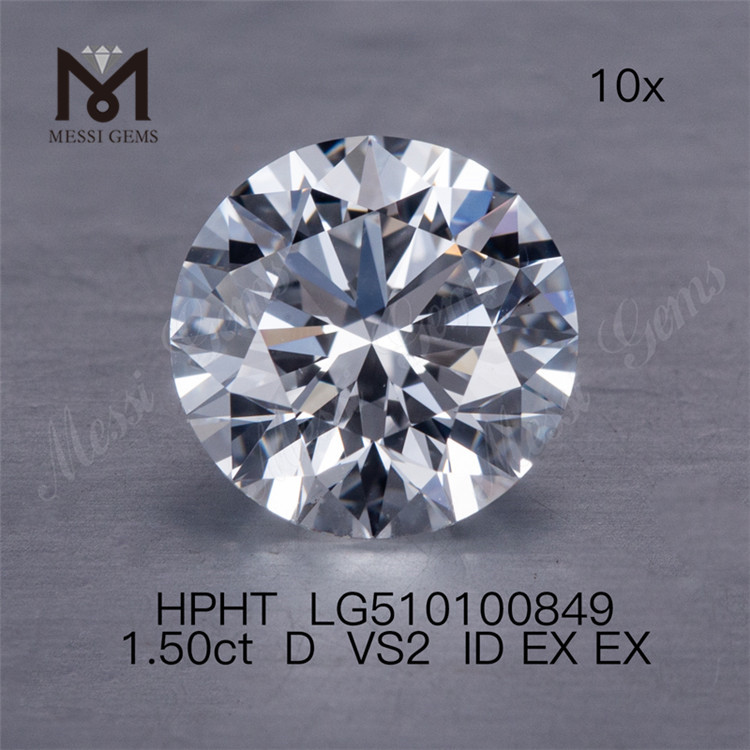 1.50CT D VS hpht diamante EX diamantes de laboratório preço de fábrica