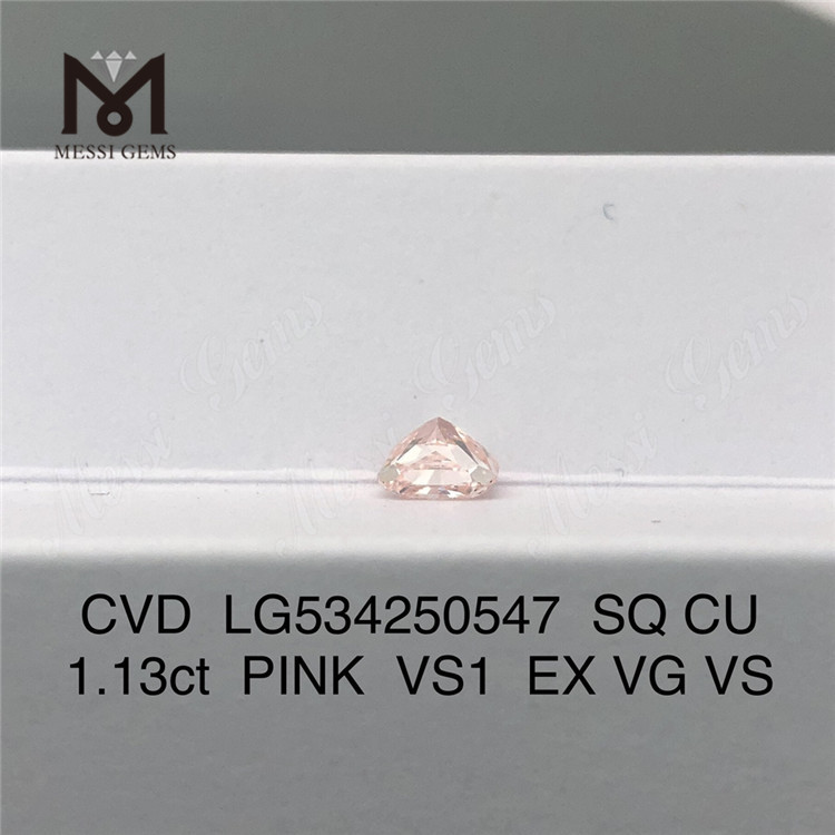 1.13ct VS1 EX VG VS CVD CU cultivado em laboratório preço de diamante rosa IGI LG534250547