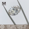 5.13CT OV forma G VS2 EX EX diamantes de laboratório online CVD LG579372167 