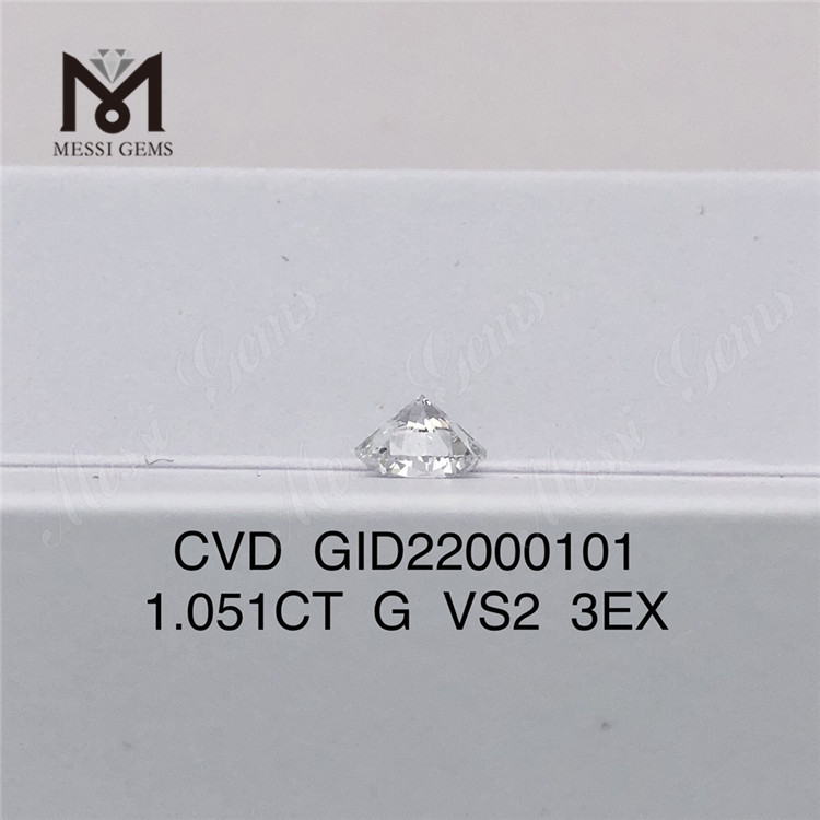 1,051ct G VS2 3EX redondo diamante sintético 3EX diamante