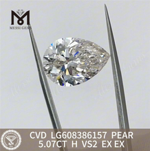 5.07CT PEAR H VS2 igi lab criou diamantes IGI Certified Brilliance丨Messigems LG608386157 