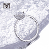 Alianças de casamento ovais de diamante cultivado em laboratório IGI de ouro branco 18k moda