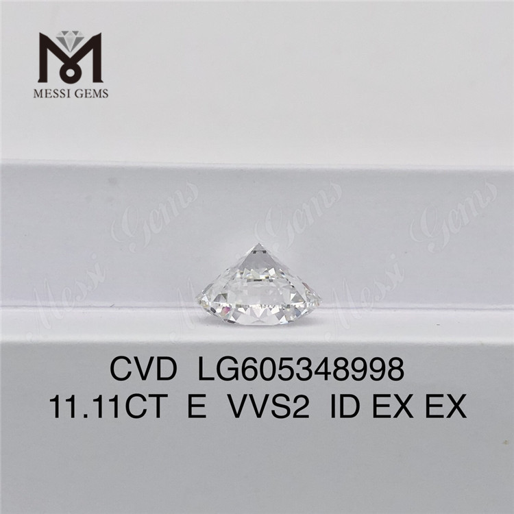 Diamante igi de 11 quilates CVD Lab Diamond cultivado até a perfeição impecável丨Messigems LG605348998