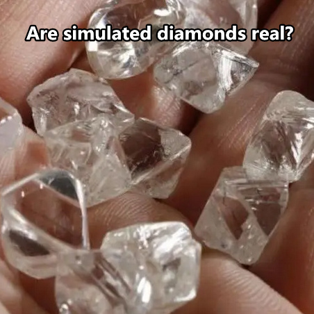 Os diamantes simulados são reais?