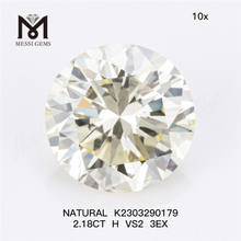 2.18CT H VS2 3EX Compre diamantes naturais reais K2303290179 Online Liberte elegância 丨Messigems