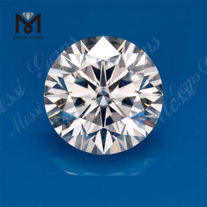 Diamante moissanite branco DEF VVS1 Diamante solto redondo de 12 mm