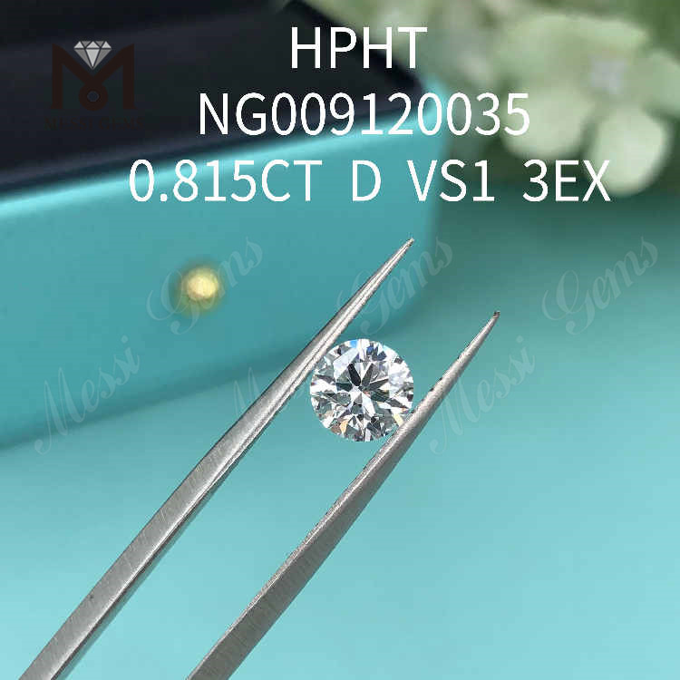 0,815 quilates D VS1 diamantes redondos criados em laboratório preço 3EX