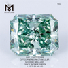 Diamante cvd verde fantasia de 1,52 quilates Diamante verde cultivado em laboratório RETANGULAR