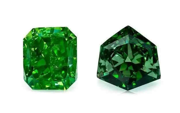 diamantes do laboratório verde