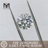 3.10CT F VVS2 ID EX EX Diamantes CVD por atacado para fabricantes de joias CVD LG581341882丨Messigems