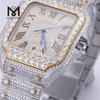 Personalize VVS Moissanite Relógio Mens Pass Diamond Tester Prata Banhado A Ouro Iced Out Fine Jewelry