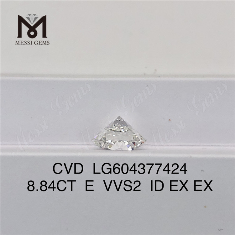 8.84CT E VVS2 ID 9ct cvd diamante solto Supreme Elegance丨Messigems LG604377424 