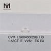 1.53CT E VVS1 HS diamante cvd cultivado em laboratório Excelência no atacado丨Messigems LG604306299 