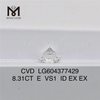 Diamante igi de 8,31 quilates E VS1 ID Diamantes de laboratório CVD no atacado a preços imbatíveis LG604377429丨Messigems