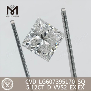 5.12CT D SQ VVS2 diamante cultivado em laboratório china CVD IGI LG607395170