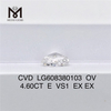 4.6ct IGI Certified Diamond E VS1 OV CVD diamante Óptico Perfeição丨Messigems LG608380103