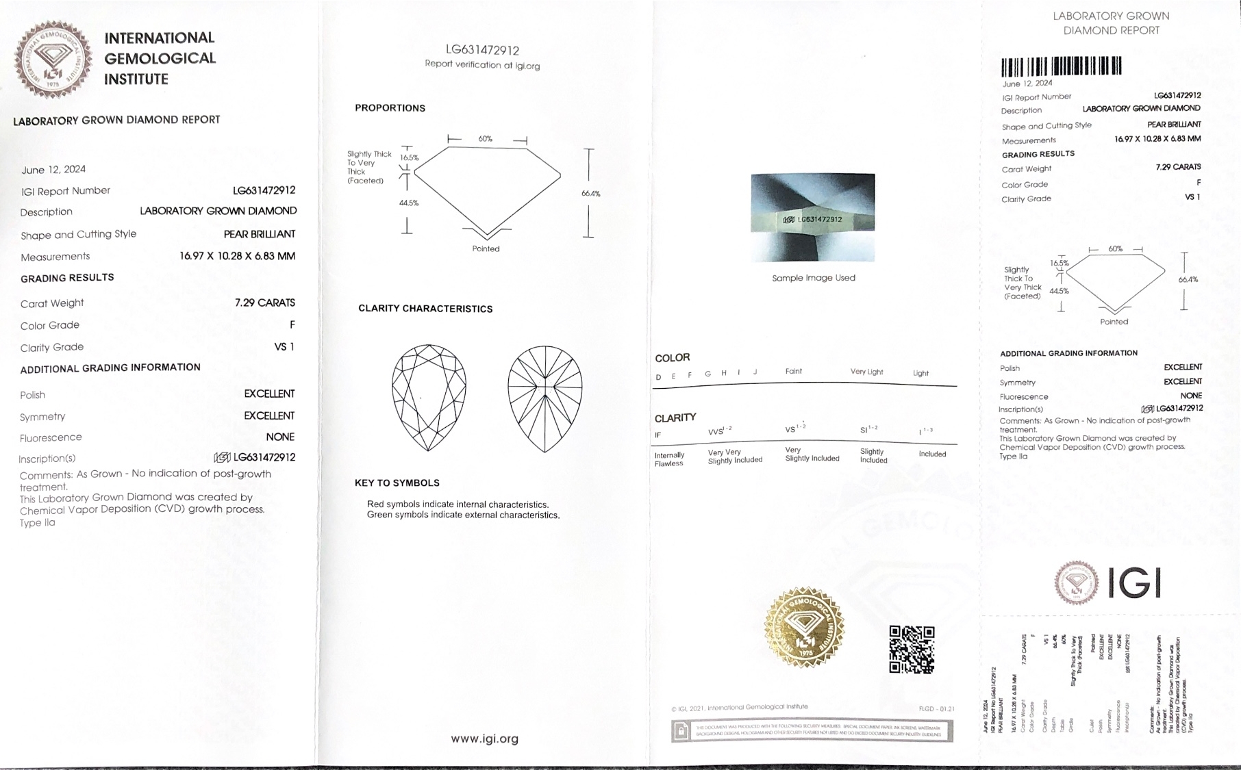 pêra igi diamantes feitos em laboratório