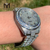 Relógio de diamante Moissanite feminino de luxo personalizado