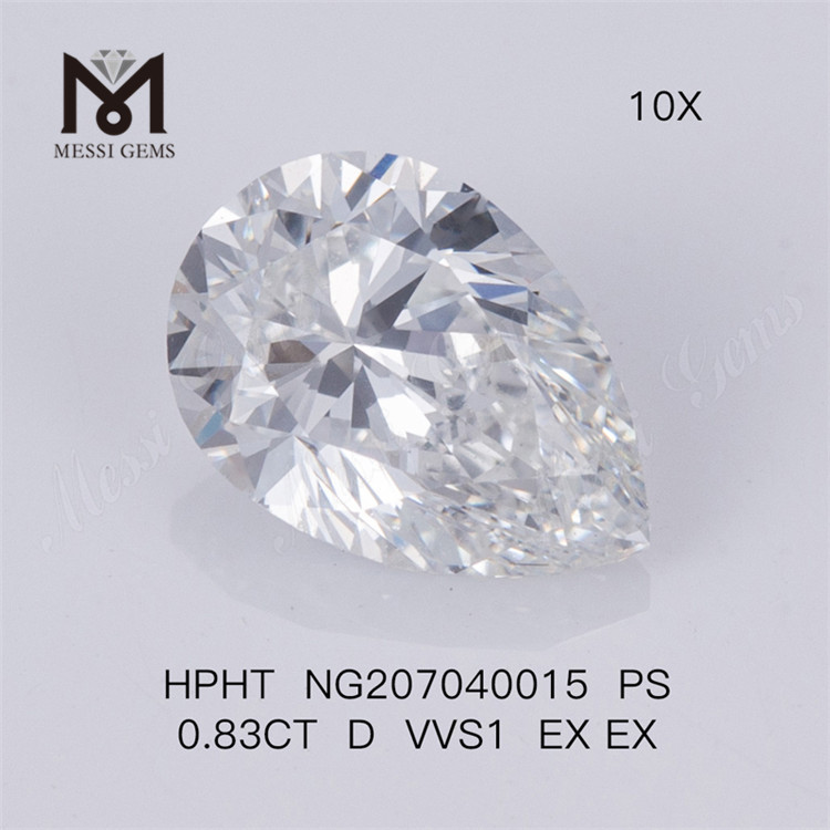 Diamantes de laboratório PS 0.83CT D VVS1 EX EX