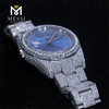 Design personalizado de marca de luxo Relógios masculinos femininos Ice Out de luxo DEF vvs relógio moissanite