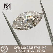 7.20CT H VS1 EX EX MQ 7ct diamantes cvd atacado LG602357745