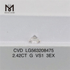 2.42CT G VS1 3EX IGI Lab Diamonds CVD para venda LG563208475丨Messigems