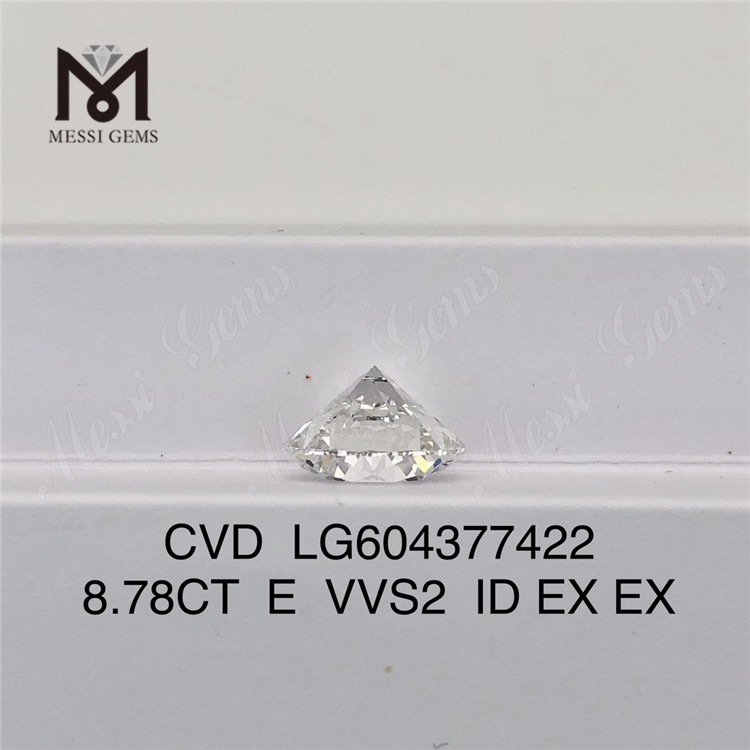 Diamante 8.78CT E VVS2 ID vvs cvd para designers LG604377422丨Messigems