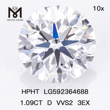 Diamantes on-line LG592364688 de 1.09CT D VVS2 3EX HPHT