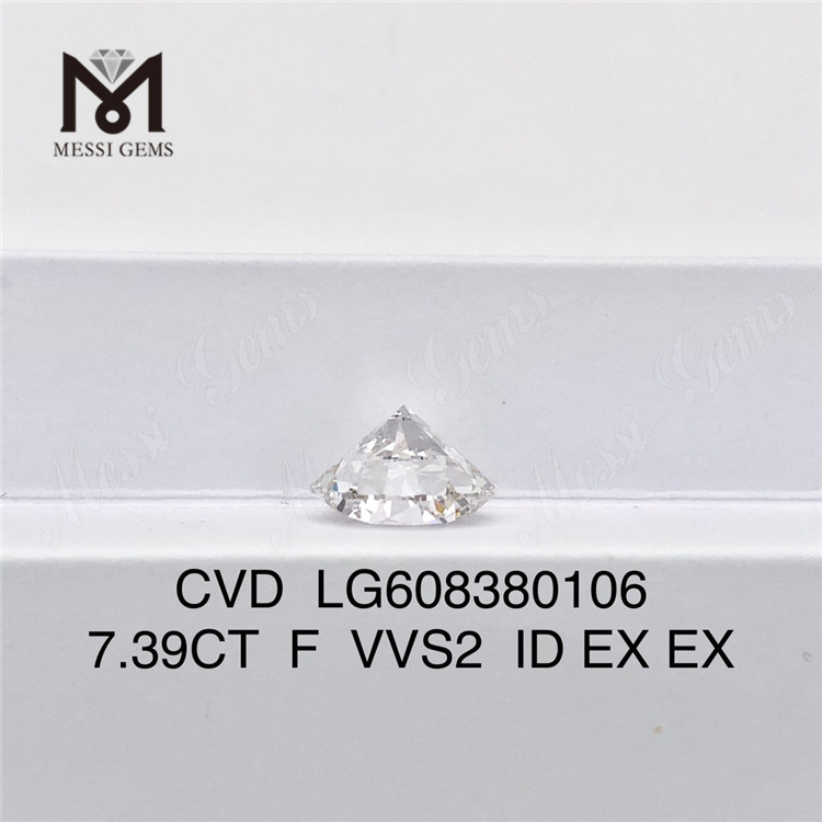 Diamantes simulados 7.39CT F VVS Compre online nosso extenso estoque de diamantes IGI丨Messigems LG608380106