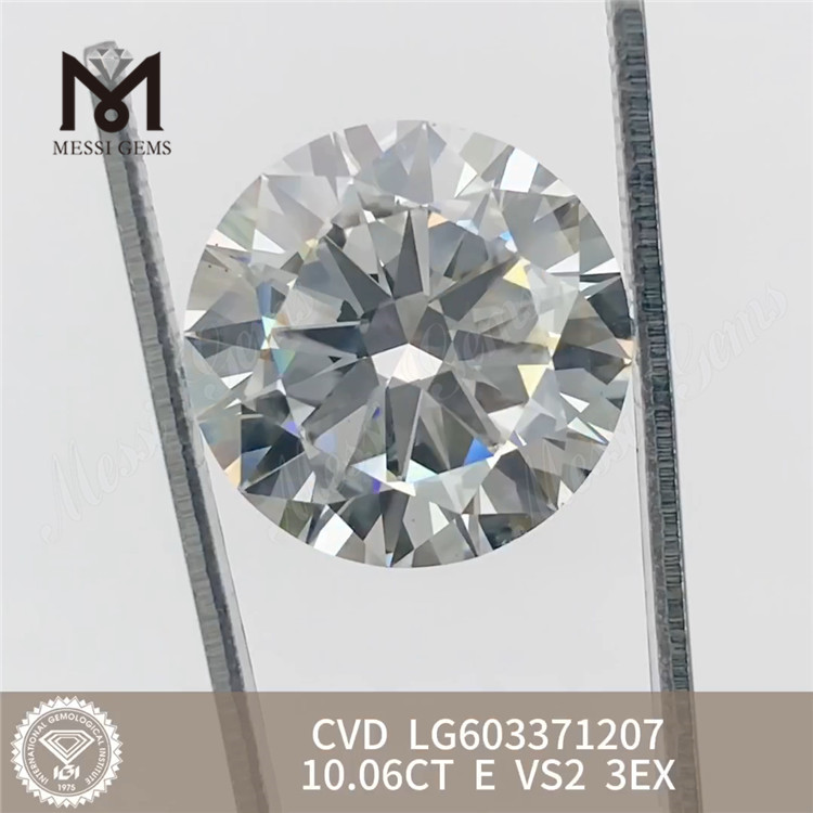10.06CT E VS2 3EX Novo Laboratório Criado Diamantes丨Messigems CVD LG603371207